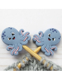 Breistoppers voor breinaalden - Octopus