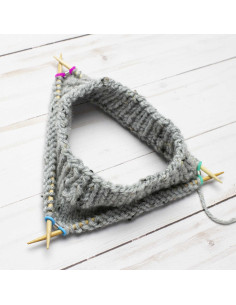 Set van 6 meerkleurige stekenhouders voor breinaalden 2