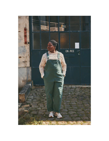 Patroon van tuinbroek Lyon Mum - Ikatee