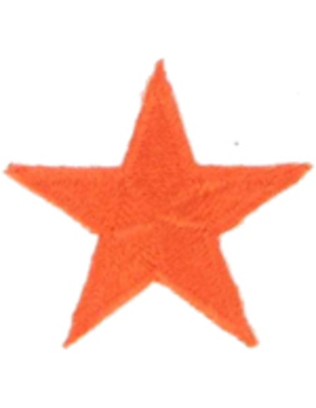 Oranje ster strijkembleem
