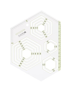 Clover patchwork hexagonen sjabloon 2