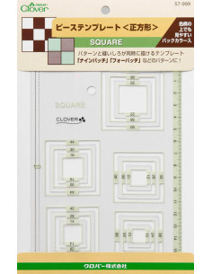 Patchwork vierkanten sjabloon Clover