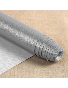 Karla Star-stofstaal 140 cm x 50 cm - Metallic zilver