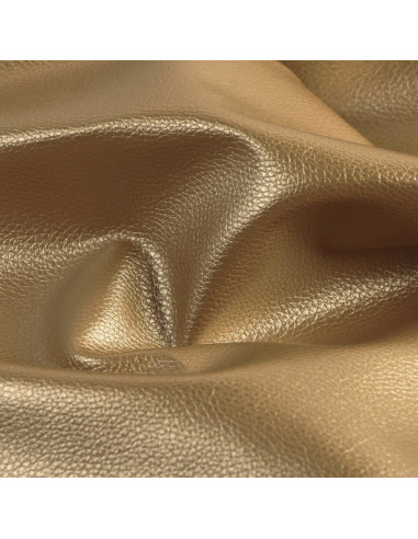 Karla Star-achtige coupon 140 cm x 50 cm - Donkergoud metallic