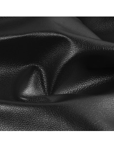 Karla Star imitatiestof 140 cm x 50 cm - Metallic zwart 2