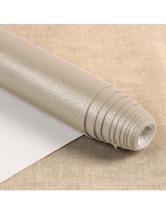 Karla Star-achtige coupon 140 cm x 50 cm - Metallic beige