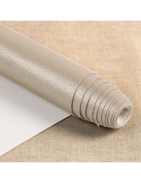 Karla Star-achtige coupon 140 cm x 50 cm - Metallic beige