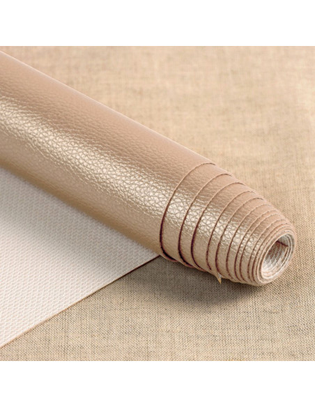 Karla Star-achtige coupon 140 cm x 50 cm - Donker metallic taupe