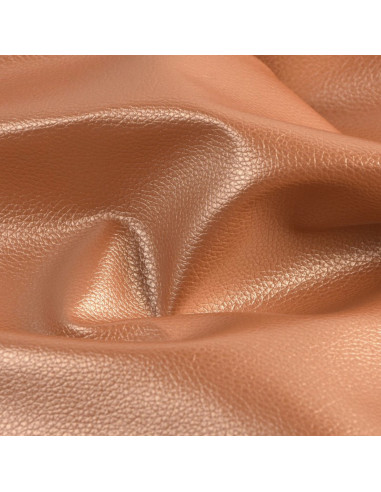 Karla Star-achtige coupon 140 cm x 50 cm - Metallic kastanjebruin