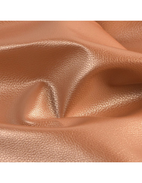 Karla Star-achtige coupon 140 cm x 50 cm - Metallic kastanjebruin