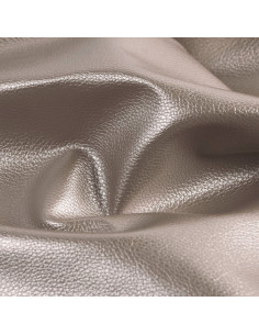 Karla Star imitatiestof coupon 140 cm x 50 cm - Metallic taupe 2