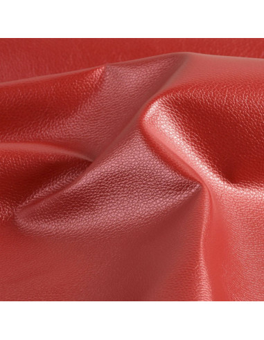Karla Star-achtige coupon 140 cm x 50 cm - Donkerrood metallic