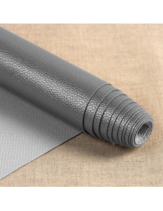 Karla Star-achtige coupon 140 cm x 50 cm - Metallic grijs