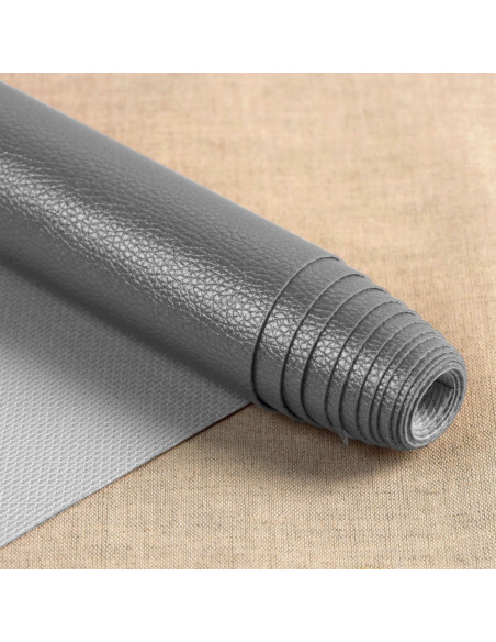 Karla Star-achtige coupon 140 cm x 50 cm - Metallic grijs