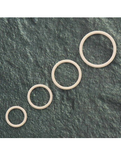 Metalen ring voor beha - Huidskleurig
