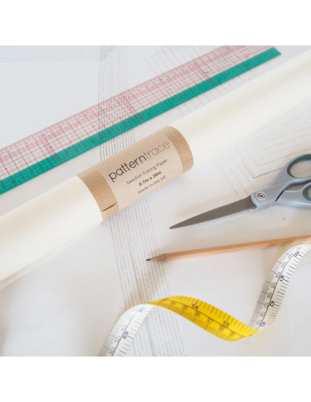 Zweedse patroonpapierrol voor naaipatronen - 0,70 cm x 20 meter