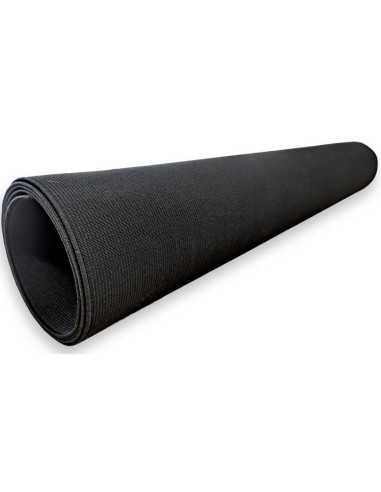 Extra brede zwarte elastische band - 45 cm x 1 meter
