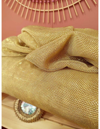 Lurex tule - Goud
