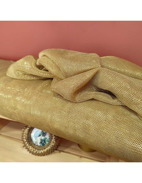 Lurex tule - Goud