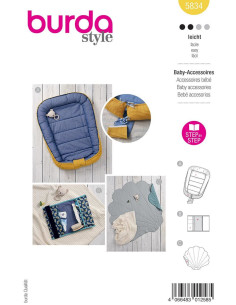 Babyaccessoires patroon - Burda 5834