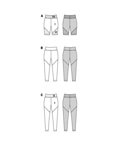Legging patroon - Burda 5850