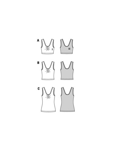 Top patroon - Burda 5852