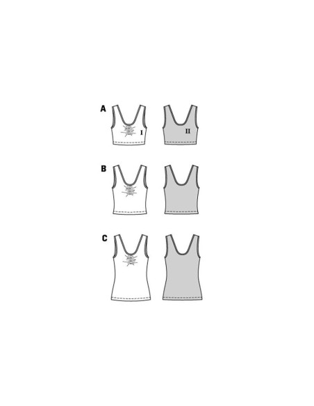 Top patroon - Burda 5852