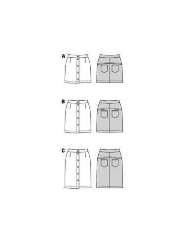 Rokpatroon - Burda 5857