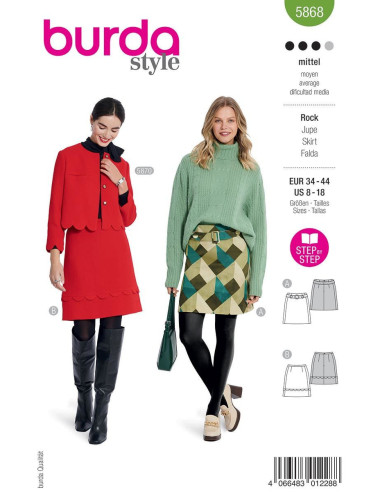 Rokpatroon - Burda 5868