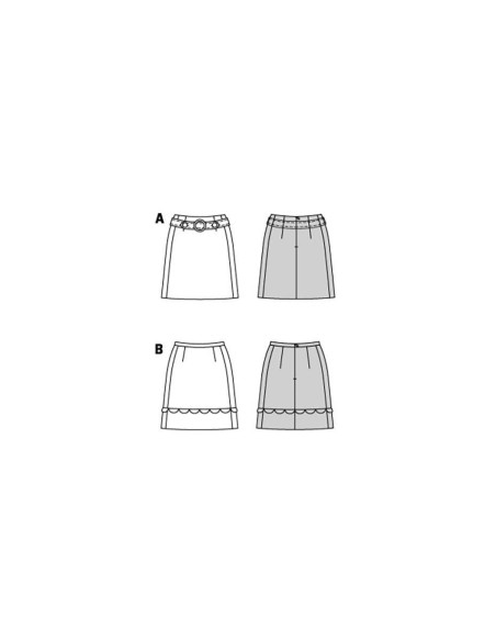 Rokpatroon - Burda 5868