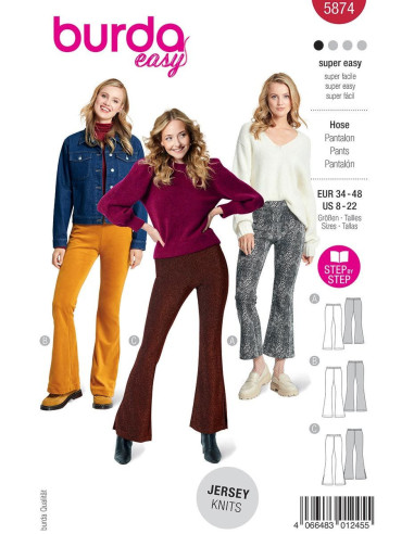 Broekpatroon - Burda 5874