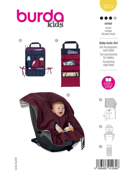 Babyaccessoires patroon - Burda 9233