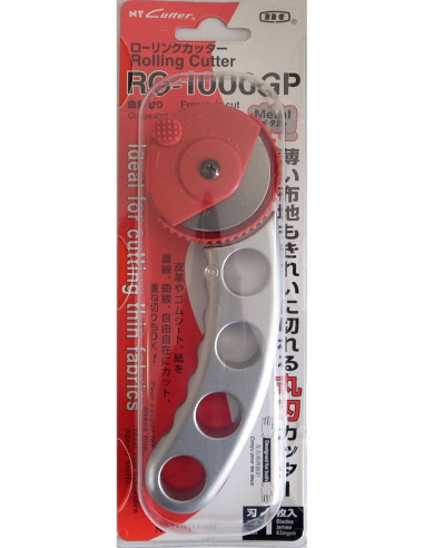 Cirkelvormige snijder met metalen handvat NT Cutter 45 mm