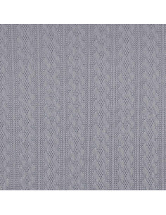 Jacquard gebreide stof - Grijsblauw 2