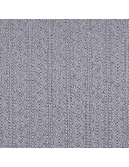 Jacquard gebreide stof - Grijsblauw