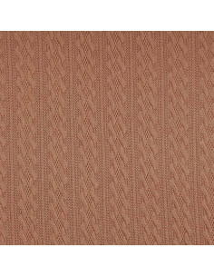 Jacquard gebreide stof - Donkerbeige 2