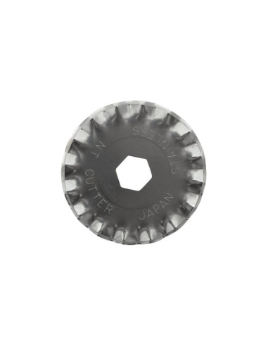 2 gekartelde vervangmessen voor intrekbare NT Cutter 28 mm