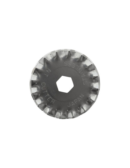 2 gekartelde vervangmessen voor intrekbare NT Cutter 28 mm