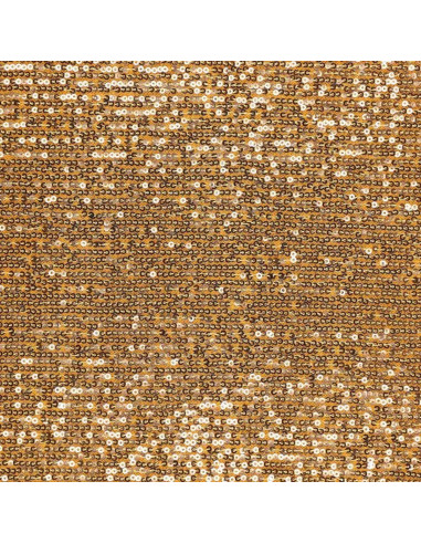 Stretch paillettenstof - Goud