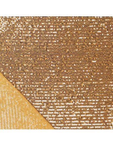 Stretch paillettenstof - Goud