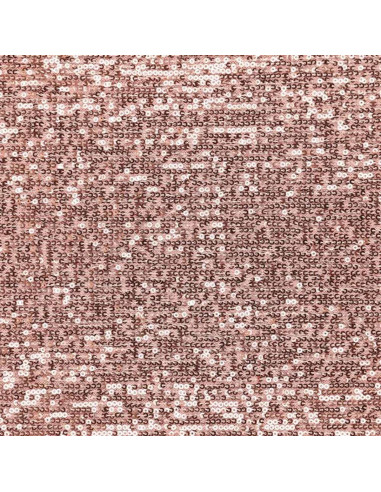Stretch paillettenstof - Roze