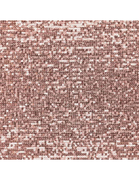 Stretch paillettenstof - Roze