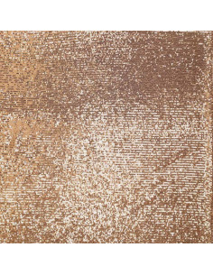 Stretch paillettenstof - Donkergoud 2