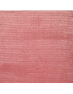 Gestreepte lurex fluweelstof - Oudroze 2