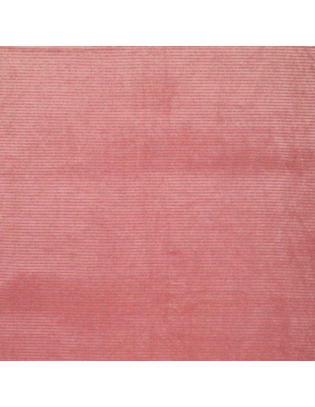 Gestreepte lurex fluweelstof - Oudroze