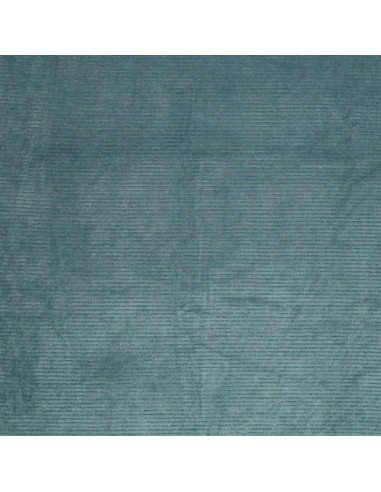 Gestreepte lurex fluweelstof - Blauwgrijs