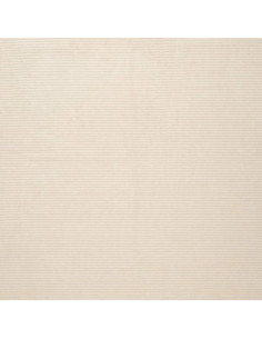 Gestreepte lurex fluweelstof - Off-white 2