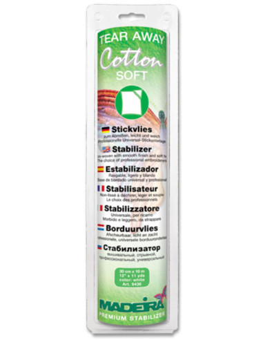 Scheurbare stabilisator Cotton Soft - Wit