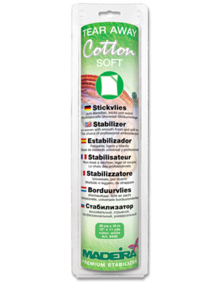 Scheurbare stabilisator Cotton Soft - Wit