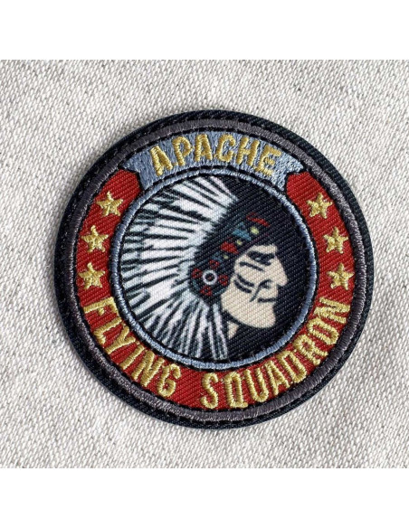 Strijkembleem wapen - Apache vliegende eskader